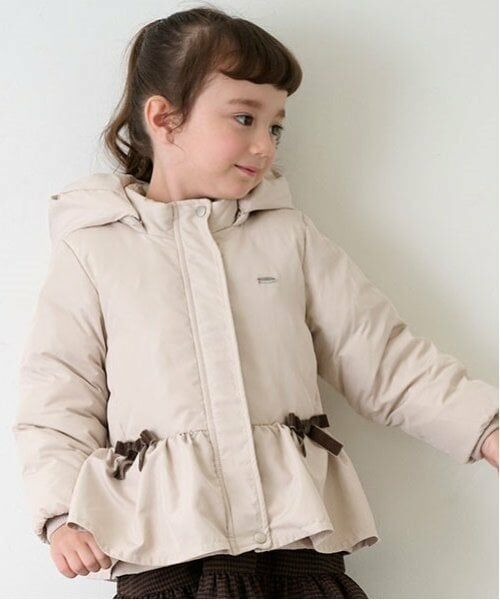 petit main / プティマイン ブルゾン | ペプラムダウンジャケット | 詳細2