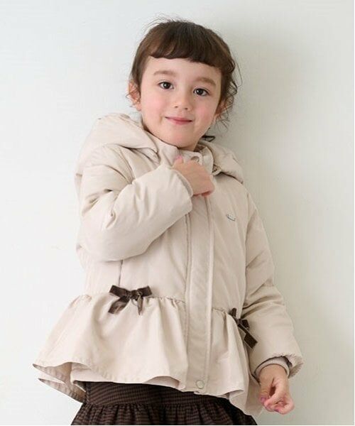 petit main / プティマイン ブルゾン | ペプラムダウンジャケット | 詳細4