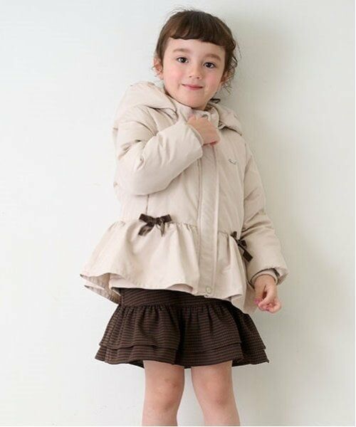 petit main / プティマイン ブルゾン | ペプラムダウンジャケット | 詳細6