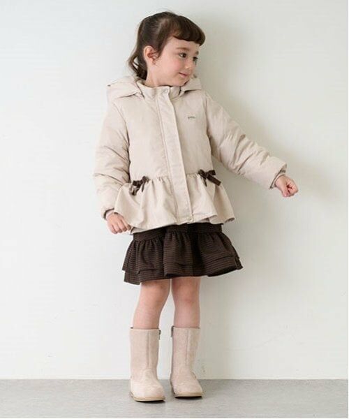 petit main / プティマイン ブルゾン | ペプラムダウンジャケット | 詳細7