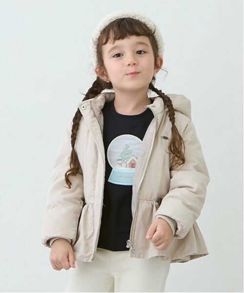 petit main / プティマイン ブルゾン | ペプラムダウンジャケット | 詳細8