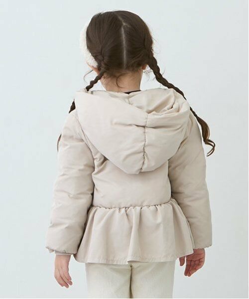 petit main / プティマイン ブルゾン | ペプラムダウンジャケット | 詳細9
