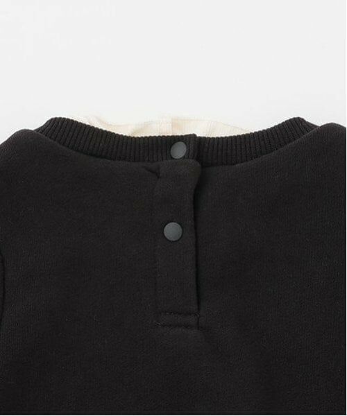 petit main / プティマイン ミニ丈・ひざ丈ワンピース | ハート刺しゅう切り替えワンピース | 詳細9