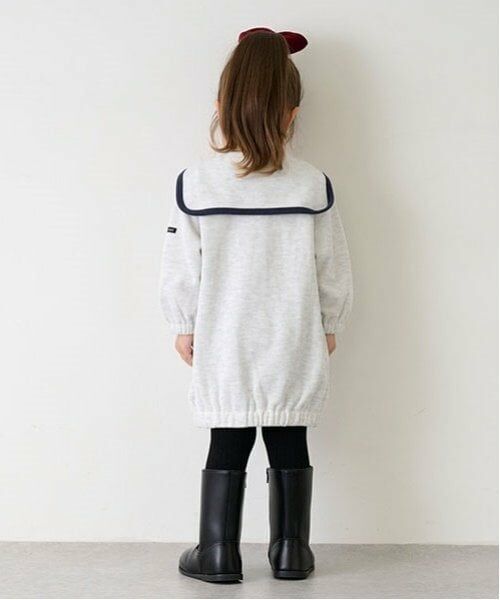 petit main / プティマイン ミニ丈・ひざ丈ワンピース | 【リンク】セーラー襟ワンピース(キッズ) | 詳細6