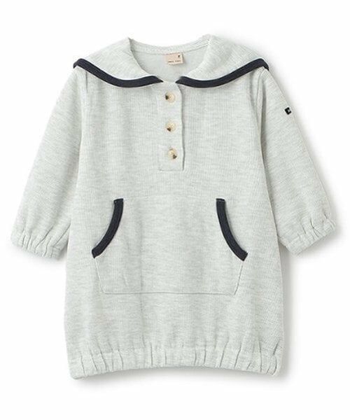 petit main / プティマイン ミニ丈・ひざ丈ワンピース | 【リンク】セーラー襟ワンピース(キッズ) | 詳細9