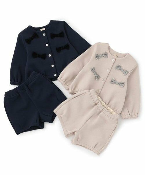 petit main / プティマイン その他トップス | 【リンク】リボンカットセットアップ(キッズ) | 詳細10