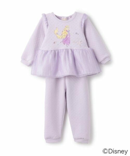 petit main / プティマイン ルームウェア | 【Disney】キルトパジャマ（ラベンダー）