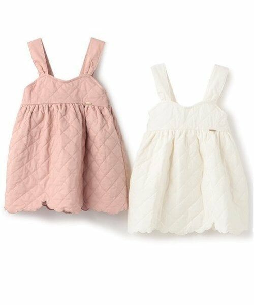 petit main / プティマイン ミニ丈・ひざ丈ワンピース | キルトジャンパースカート | 詳細12