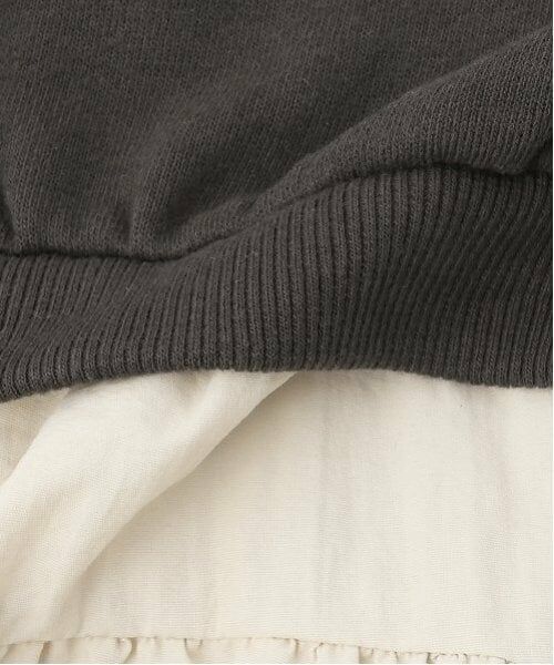 petit main / プティマイン ミニ丈・ひざ丈ワンピース | 【リンク】ロゴドッキングワンピース(キッズ) | 詳細12