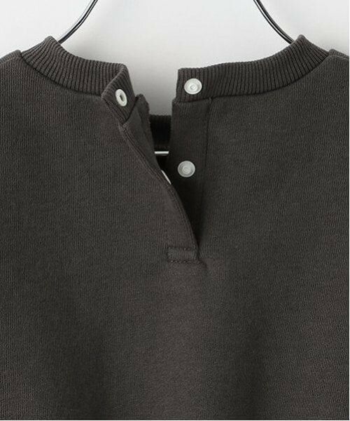 petit main / プティマイン ミニ丈・ひざ丈ワンピース | 【リンク】ロゴドッキングワンピース(キッズ) | 詳細9