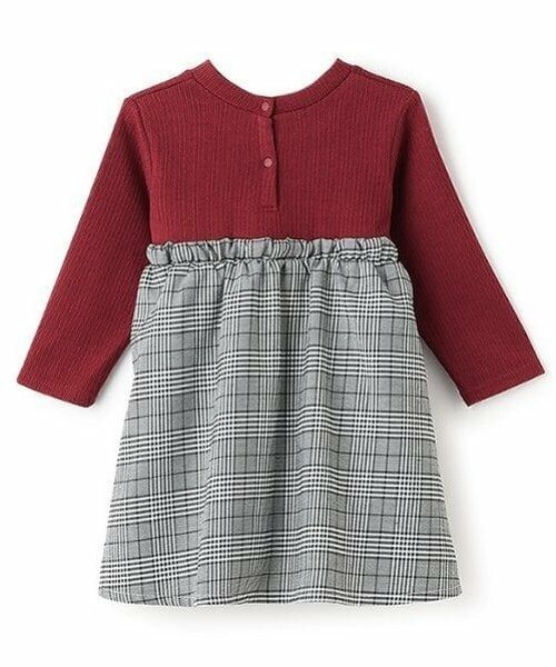 petit main / プティマイン ミニ丈・ひざ丈ワンピース | 【リンク】チェックリボンワンピース(キッズ) | 詳細4