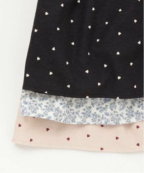 petit main / プティマイン ミニ丈・ひざ丈ワンピース | 【リンク】ベストつき柄ワンピース(キッズ) | 詳細11