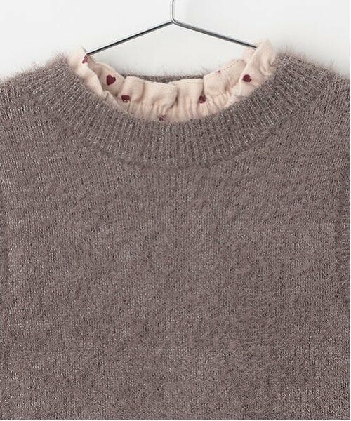 petit main / プティマイン ミニ丈・ひざ丈ワンピース | 【リンク】ベストつき柄ワンピース(キッズ) | 詳細5