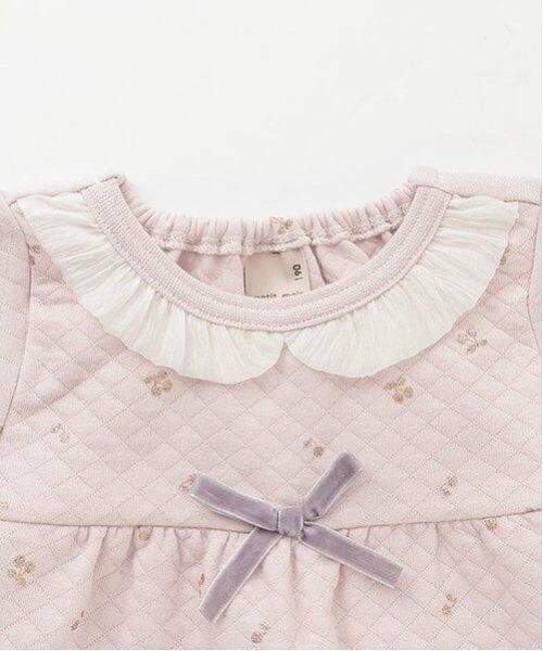 petit main / プティマイン ルームウェア | キラキラチェリーキルトパジャマ | 詳細4