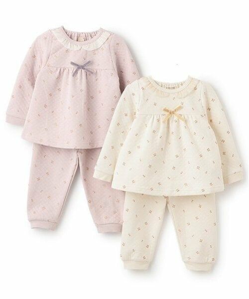 petit main / プティマイン ルームウェア | キラキラチェリーキルトパジャマ | 詳細10