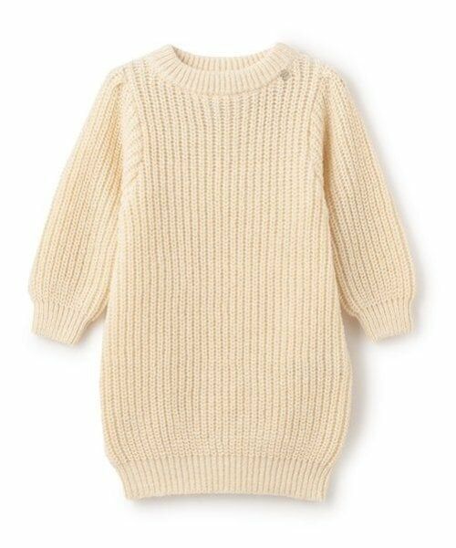 petit main / プティマイン ミニ丈・ひざ丈ワンピース | キラキラニットワンピース | 詳細15