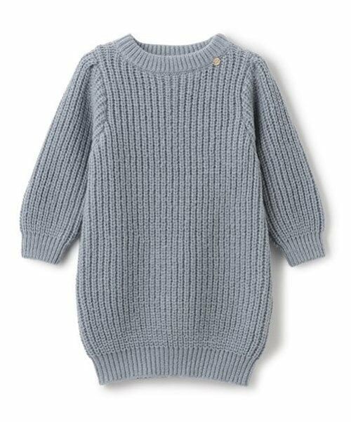 petit main / プティマイン ミニ丈・ひざ丈ワンピース | キラキラニットワンピース | 詳細16