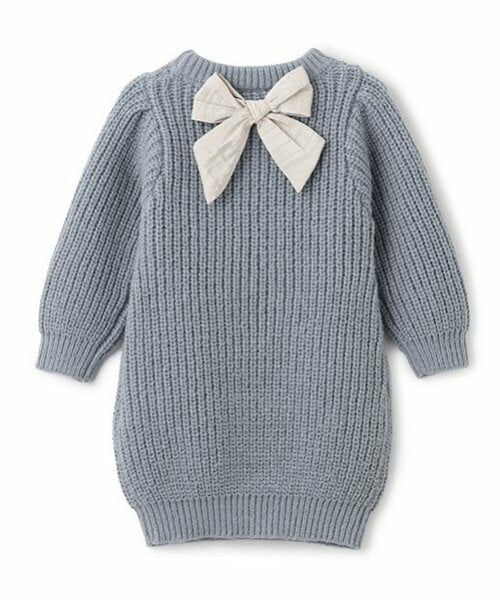 petit main / プティマイン ミニ丈・ひざ丈ワンピース | キラキラニットワンピース | 詳細5