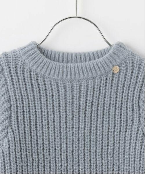 petit main / プティマイン ミニ丈・ひざ丈ワンピース | キラキラニットワンピース | 詳細6