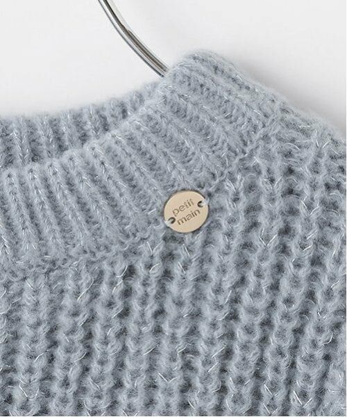 petit main / プティマイン ミニ丈・ひざ丈ワンピース | キラキラニットワンピース | 詳細7