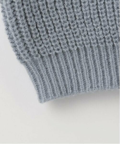 petit main / プティマイン ミニ丈・ひざ丈ワンピース | キラキラニットワンピース | 詳細9