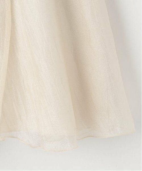 petit main / プティマイン ミニ丈・ひざ丈ワンピース | オーガンジードッキングワンピース | 詳細7