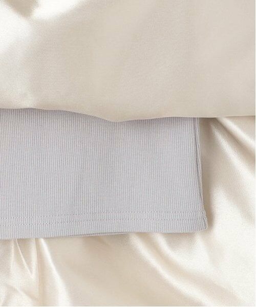 petit main / プティマイン ミニ丈・ひざ丈ワンピース | オーガンジードッキングワンピース | 詳細9