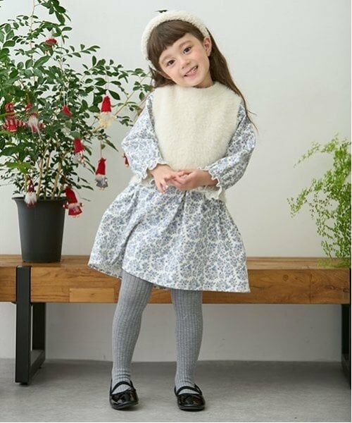 petit main / プティマイン ストッキング・タイツ・その他 | ウール混リブタイツ | 詳細5