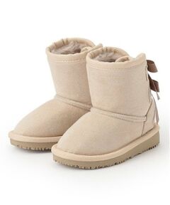 petit main / プティマイン ブーツ（ショート丈） | リボンムートンブーツ