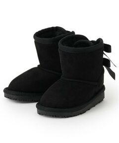 petit main / プティマイン ブーツ（ショート丈） | リボンムートンブーツ