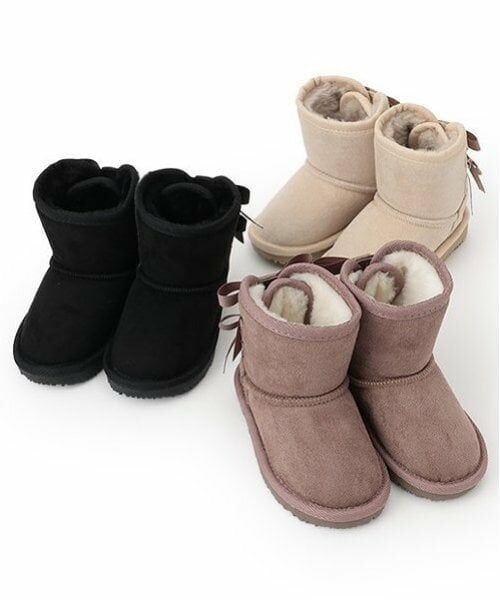 petit main / プティマイン ブーツ（ショート丈） | リボンムートンブーツ | 詳細11