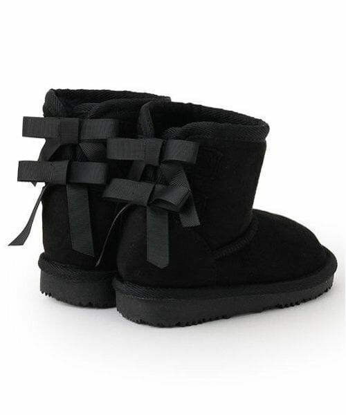 petit main / プティマイン ブーツ（ショート丈） | リボンムートンブーツ | 詳細3