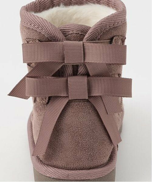 petit main / プティマイン ブーツ（ショート丈） | リボンムートンブーツ | 詳細6