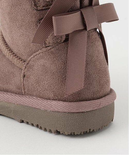 petit main / プティマイン ブーツ（ショート丈） | リボンムートンブーツ | 詳細8