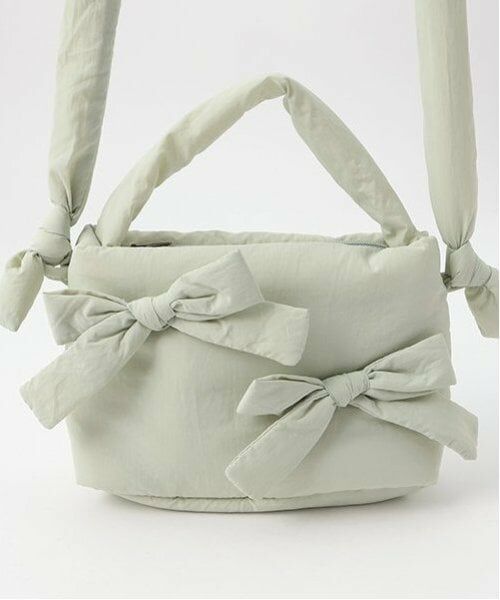 petit main / プティマイン ショルダーバッグ | リボンパデットショルダーバッグ | 詳細5