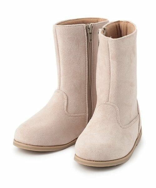 petit main / プティマイン ブーツ（ショート丈） | ロングブーツ（ベージュ）