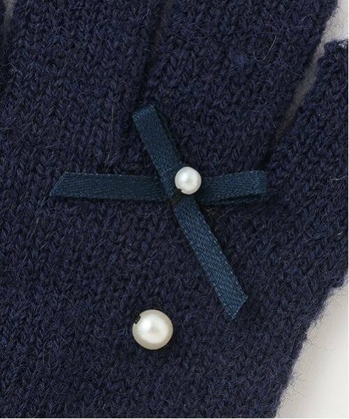 petit main / プティマイン 手袋 | パールリボン手袋 | 詳細3