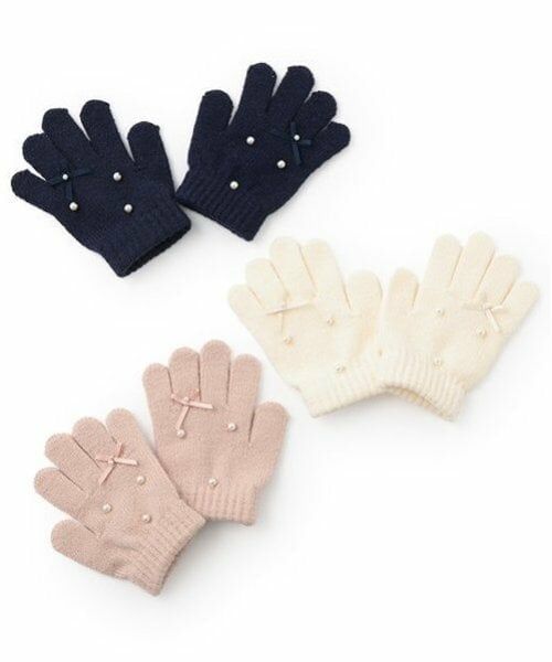 petit main / プティマイン 手袋 | パールリボン手袋 | 詳細5