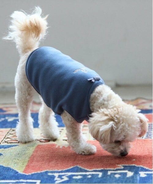 petit main / プティマイン ペットグッズ | 【リンク】【DOG】さくらんぼ刺しゅうタンク | 詳細3