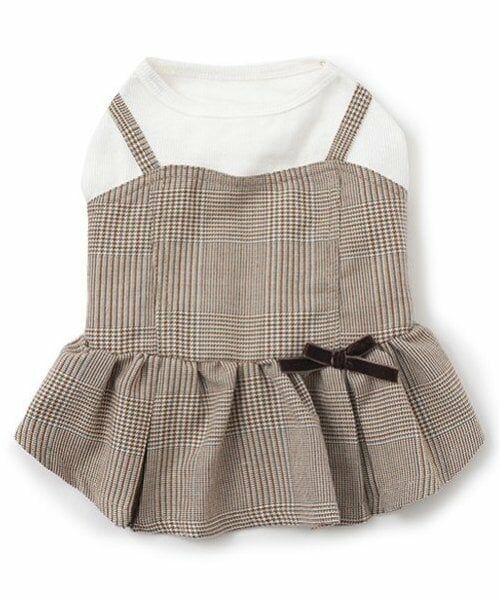 petit main / プティマイン ペットグッズ | 【リンク】【DOG】チェックドッキングワンピ | 詳細29