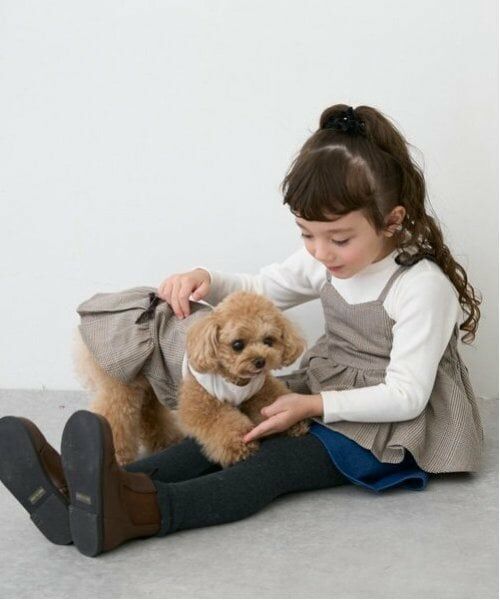 petit main / プティマイン ペットグッズ | 【リンク】【DOG】チェックドッキングワンピ | 詳細26