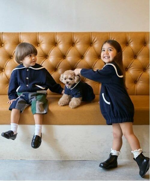 petit main / プティマイン ペットグッズ | 【リンク】【DOG】セーラー衿ワンピ | 詳細6