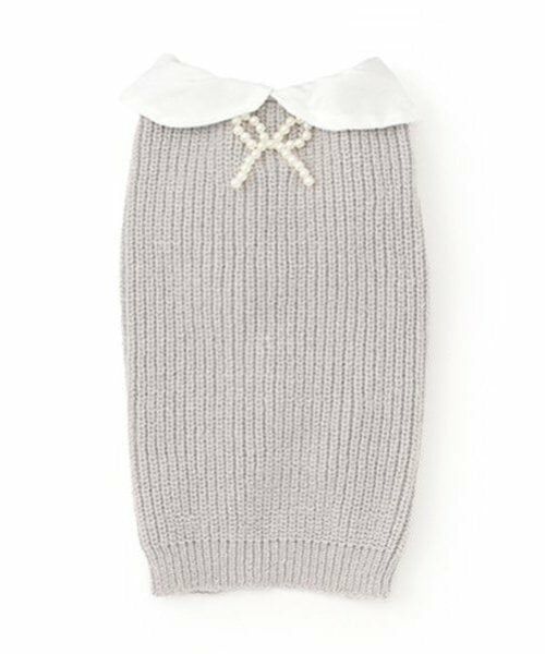 petit main / プティマイン ペットグッズ | 【リンク】【DOG】パールリボンつきニットタンク | 詳細13