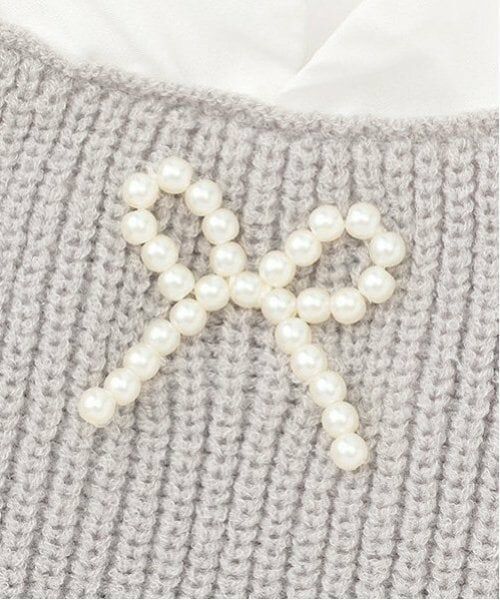 petit main / プティマイン ペットグッズ | 【リンク】【DOG】パールリボンつきニットタンク | 詳細15