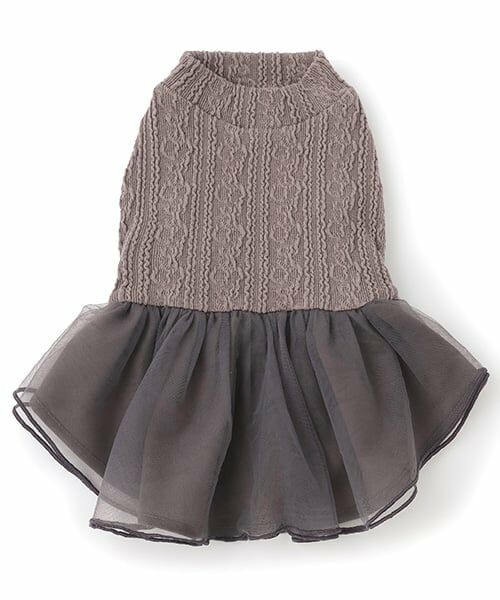 petit main / プティマイン ペットグッズ | 【DOG】チュールスカートドッキングワンピ | 詳細15