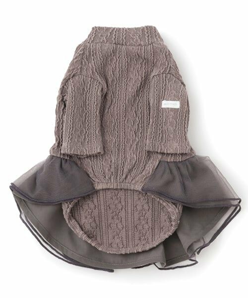 petit main / プティマイン ペットグッズ | 【DOG】チュールスカートドッキングワンピ | 詳細16