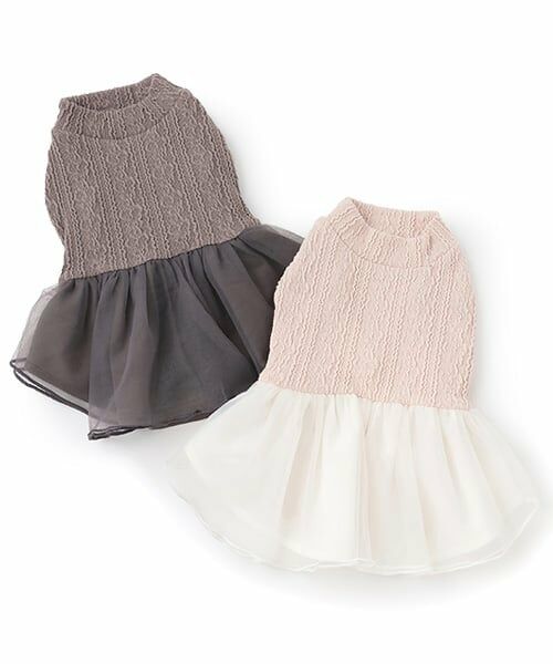 petit main / プティマイン ペットグッズ | 【DOG】チュールスカートドッキングワンピ | 詳細19