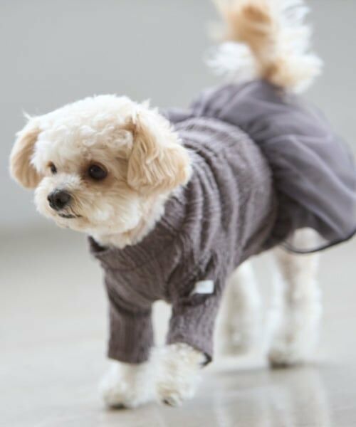 petit main / プティマイン ペットグッズ | 【DOG】チュールスカートドッキングワンピ | 詳細8