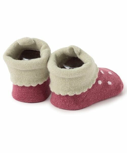 petit main / プティマイン ベビー・キッズウエア | いちごカップソックス | 詳細2