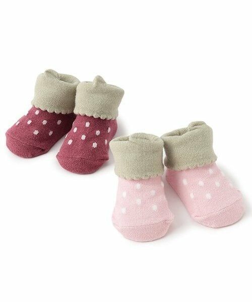 petit main / プティマイン ベビー・キッズウエア | いちごカップソックス | 詳細6